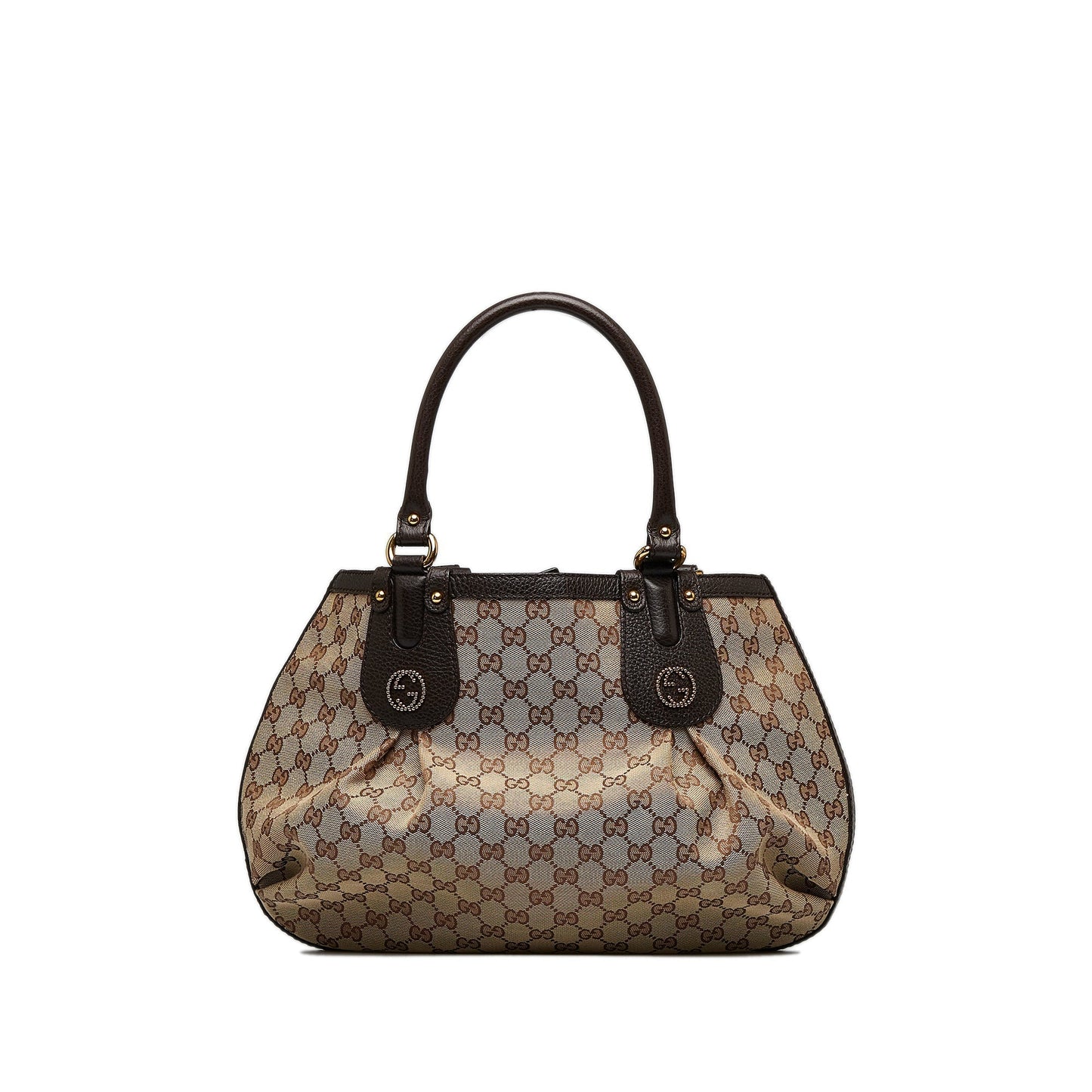 Brown Gucci GG Canvas Tote Bag