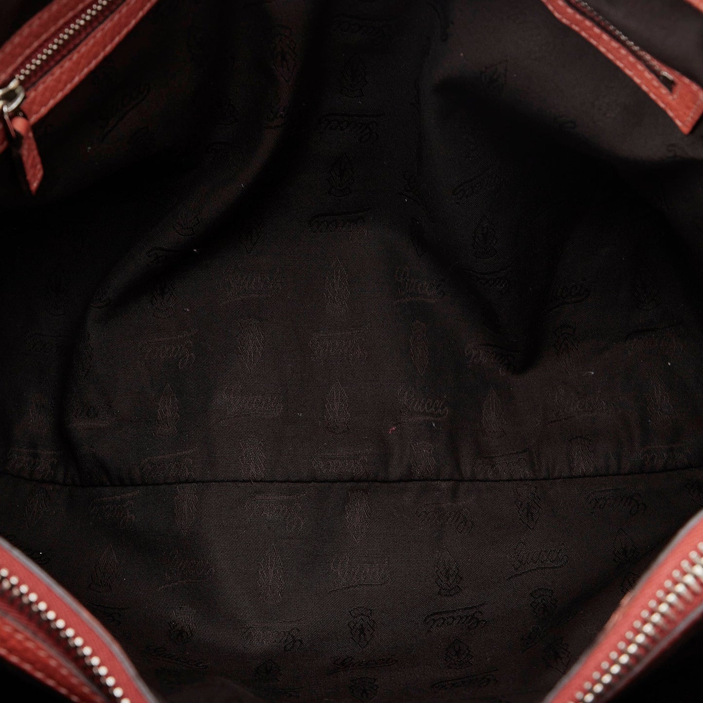 Orange Gucci Bamboo Libeccio Tote Bag