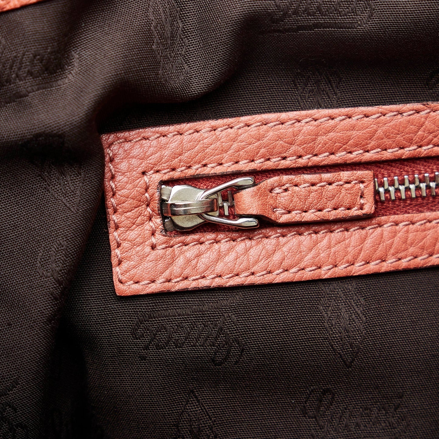Orange Gucci Bamboo Libeccio Tote Bag