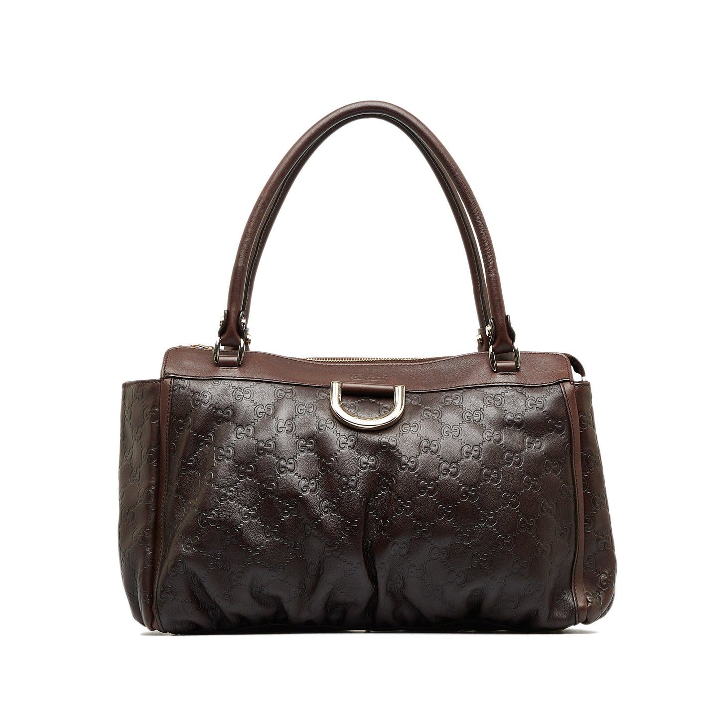 Brown Gucci Guccissima Abbey D-Ring Tote Bag
