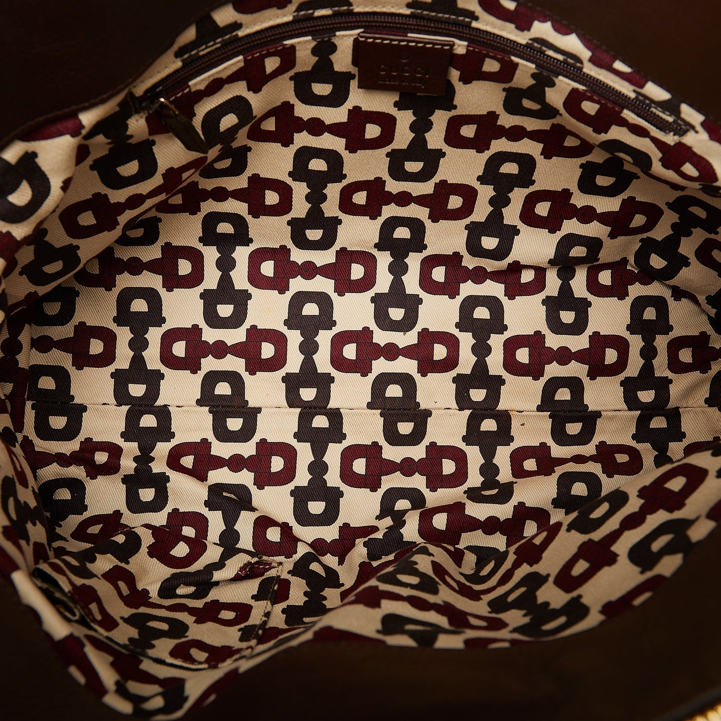 Brown Gucci Guccissima Abbey D-Ring Tote Bag