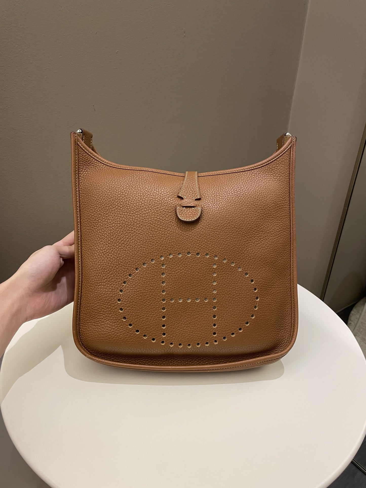 Hermes Evelyne 29 Gold Clemence