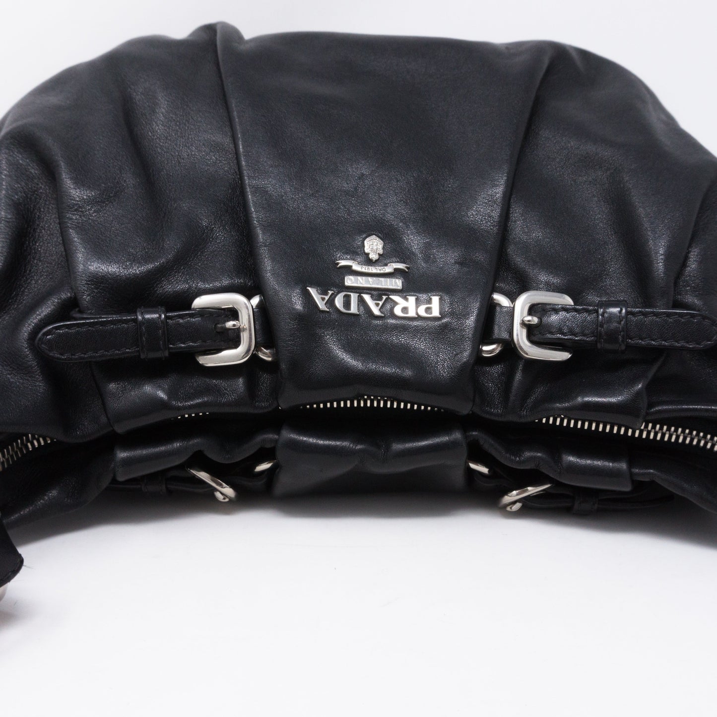 Shoulder Bag Black Leather