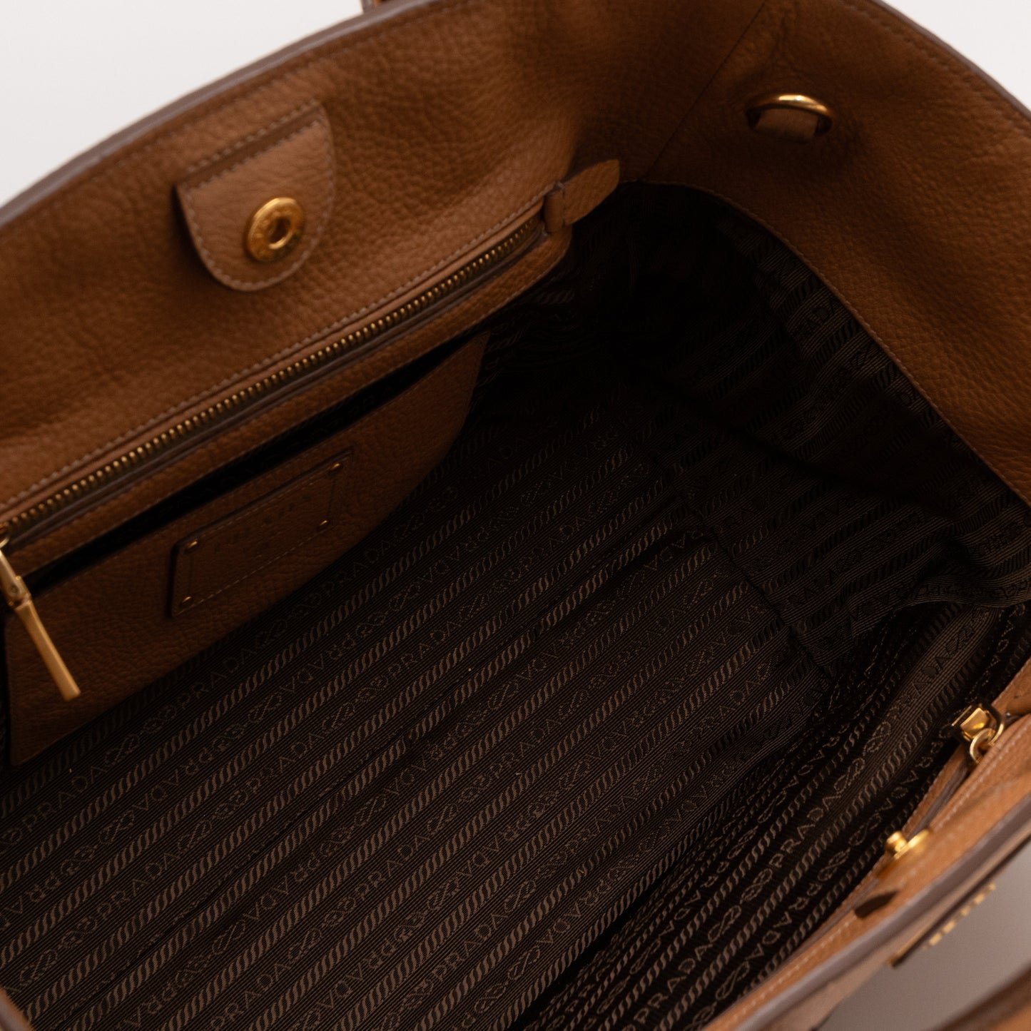 Shoulder Tote Bag Sughero Vitello Daino Leather