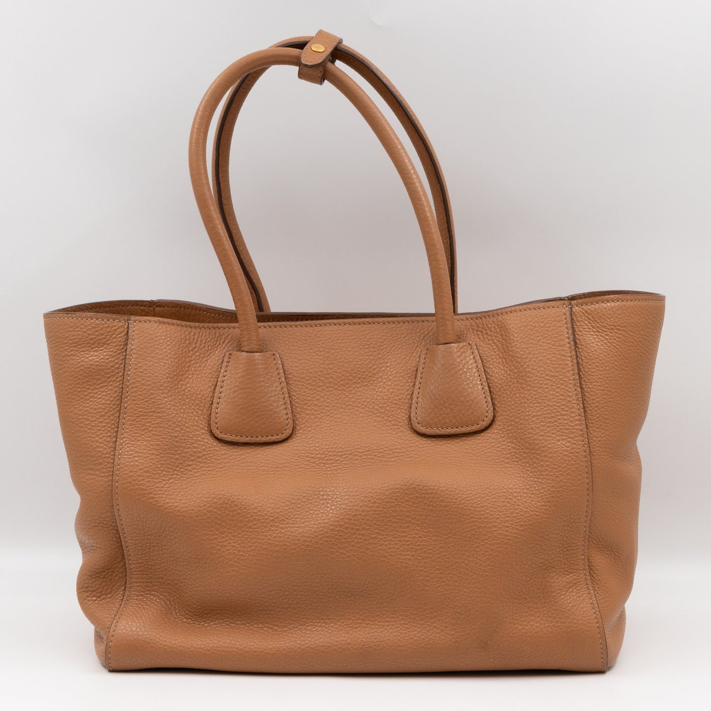 Shoulder Tote Bag Sughero Vitello Daino Leather