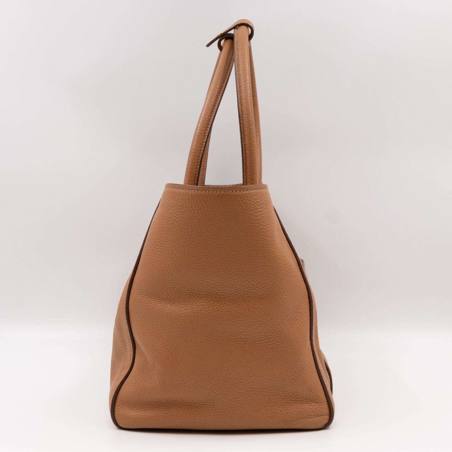 Shoulder Tote Bag Sughero Vitello Daino Leather
