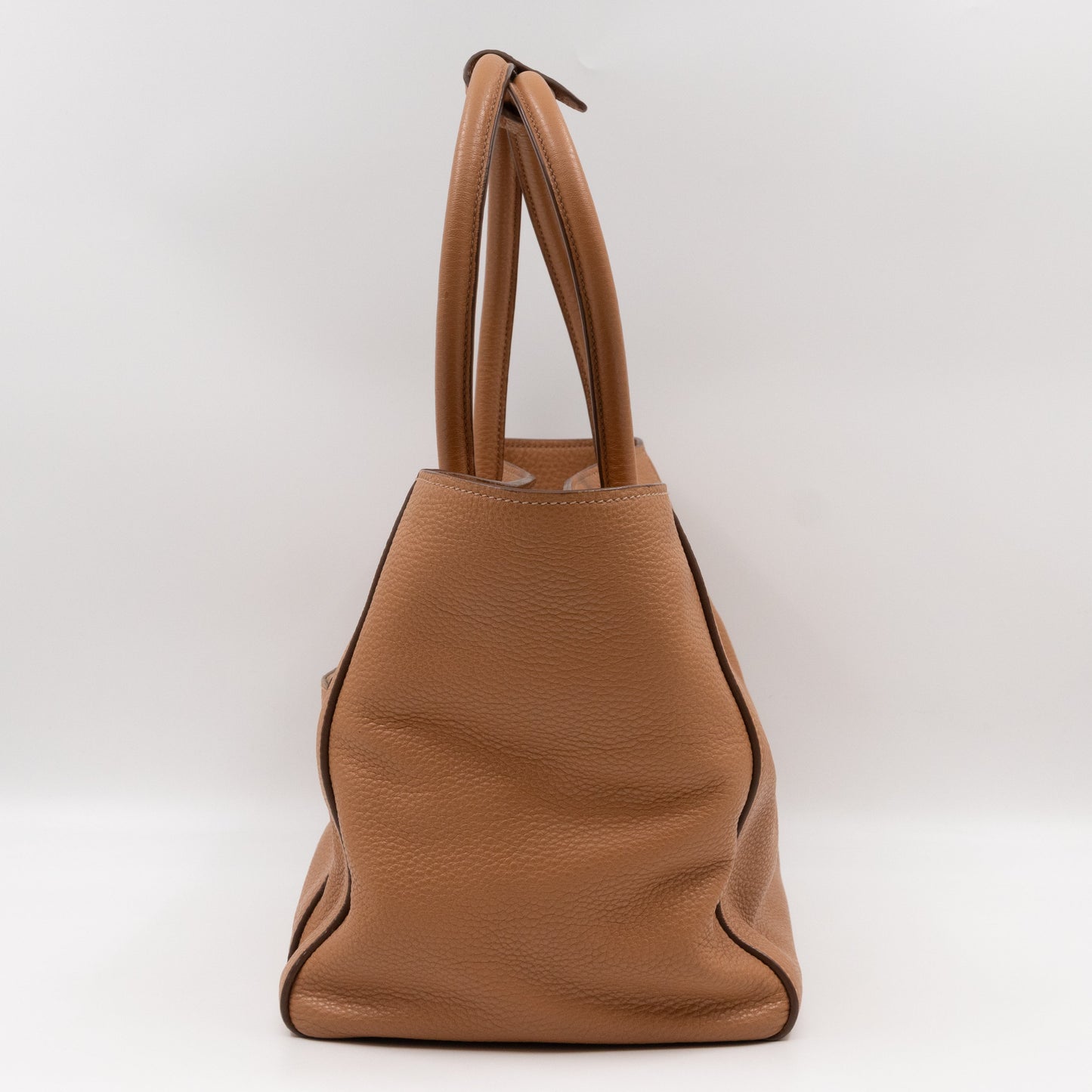 Shoulder Tote Bag Sughero Vitello Daino Leather