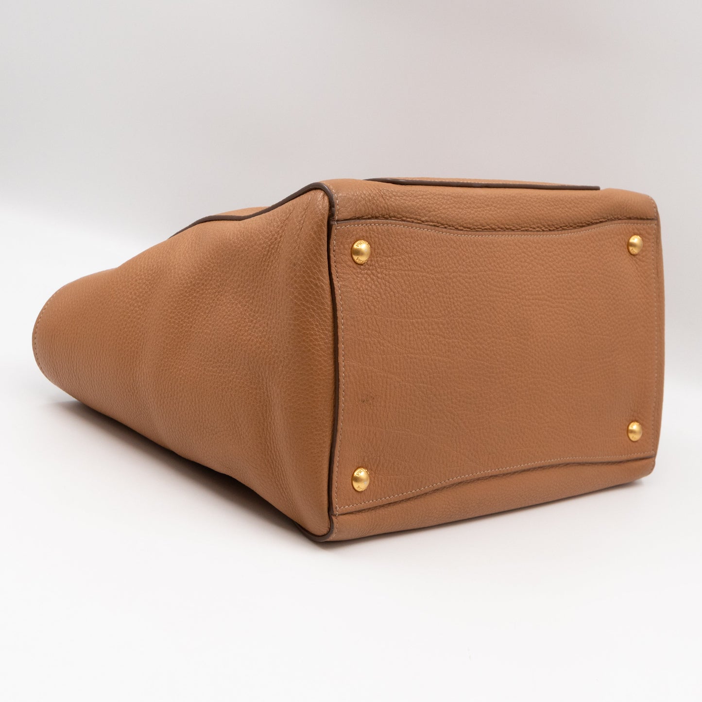 Shoulder Tote Bag Sughero Vitello Daino Leather