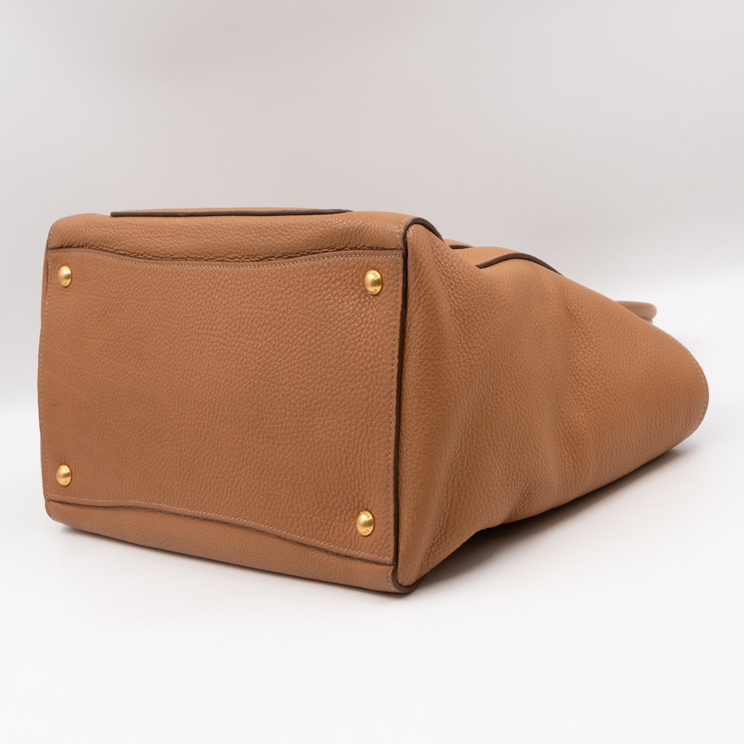 Shoulder Tote Bag Sughero Vitello Daino Leather