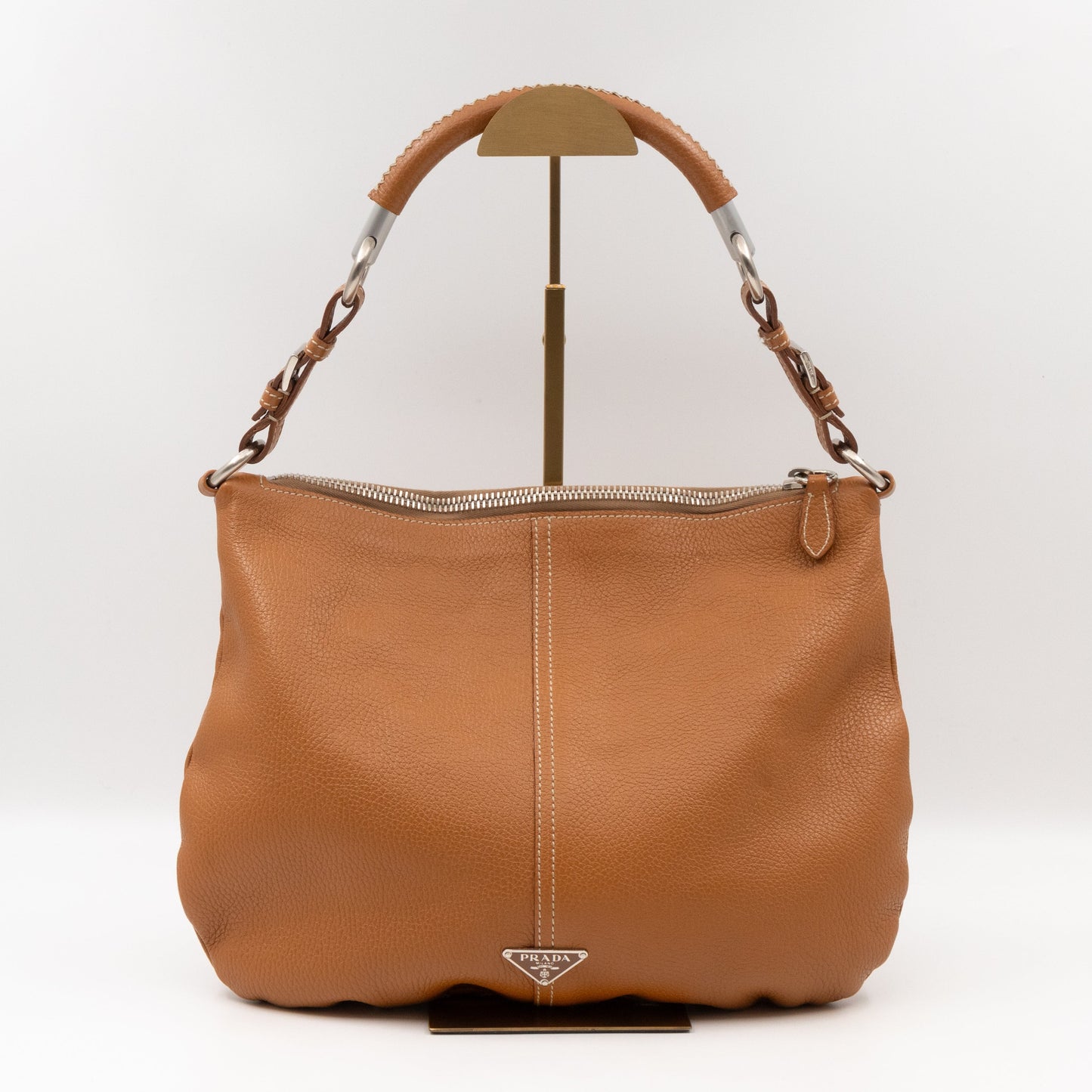 Shoulder Bag Brown Leather