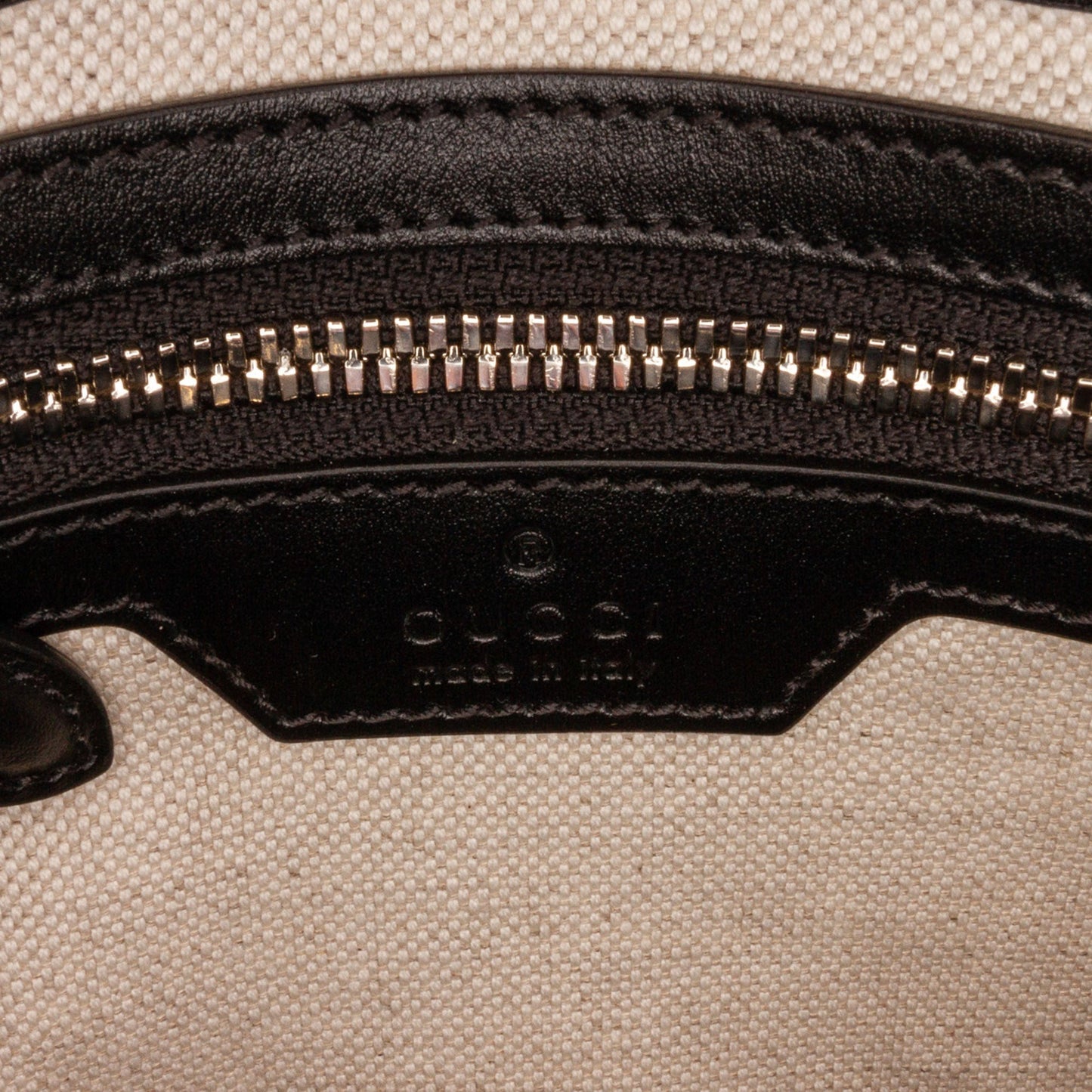 Gucci GG Crossbody Bag Black Embossed Leather