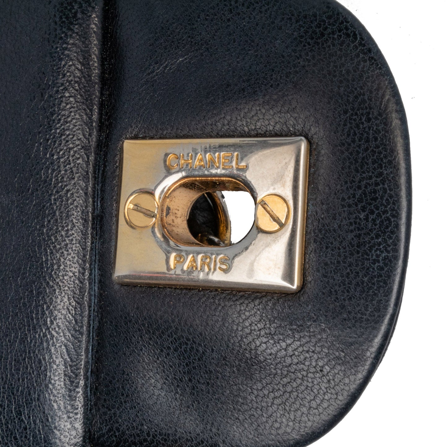 Black Chanel Small Classic Lambskin Double Flap Shoulder Bag