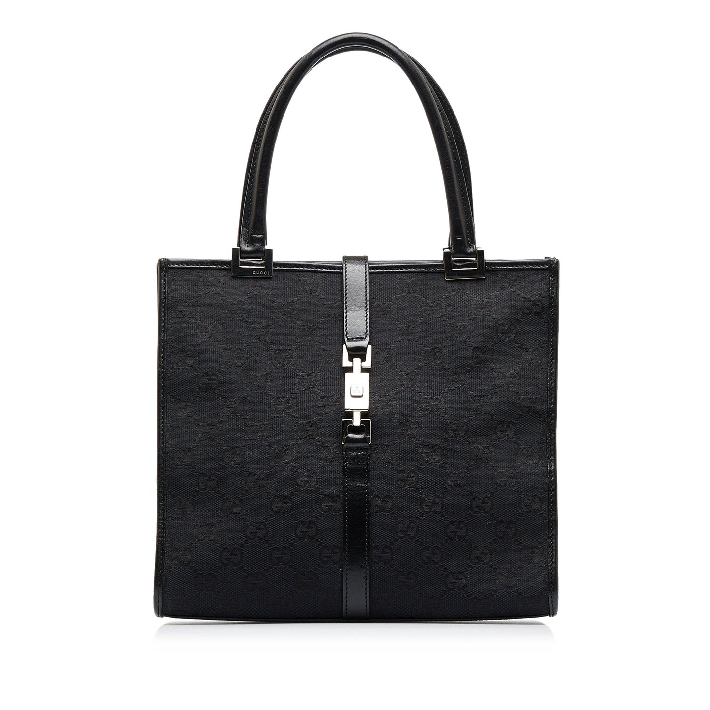 Black Gucci GG Canvas Jackie Tote Bag