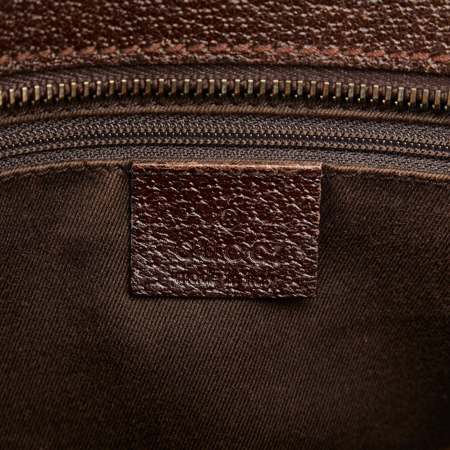 Brown Gucci GG Canvas Tote