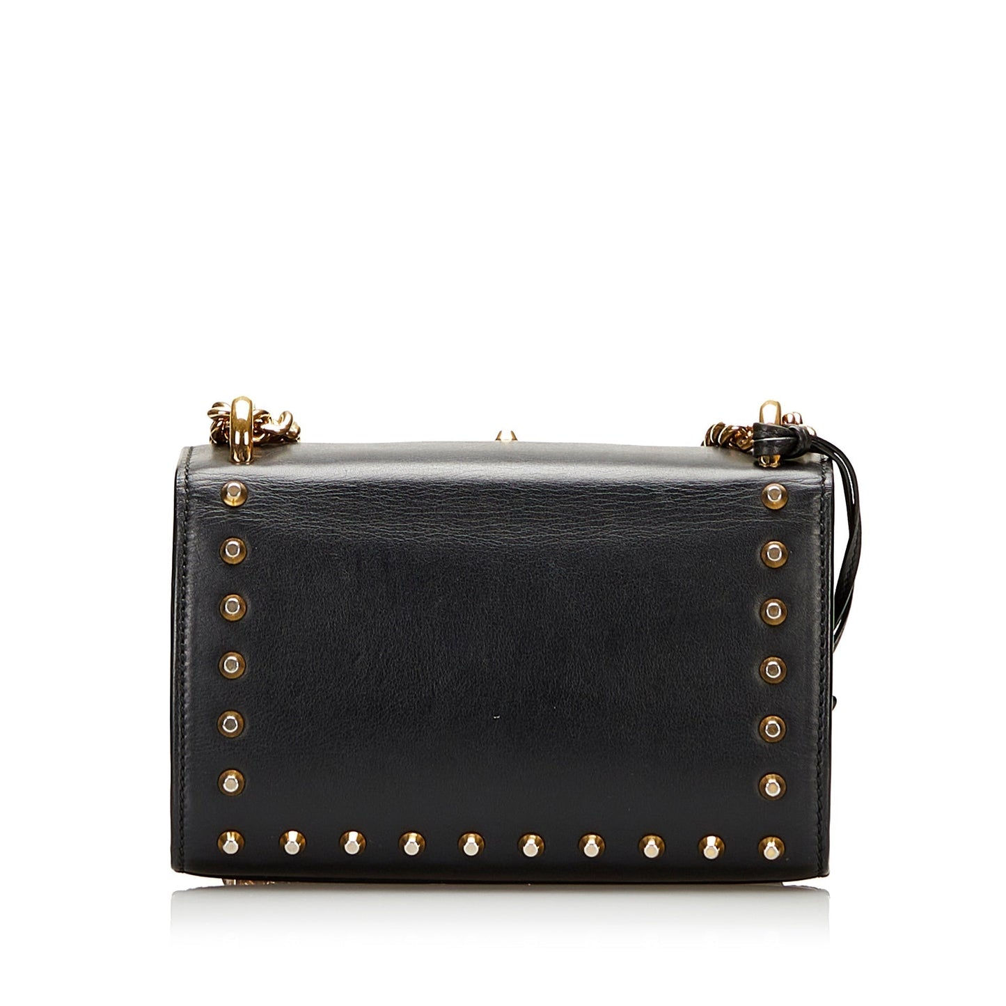 Gucci Pearl Studded Padlock Crossbody Bag