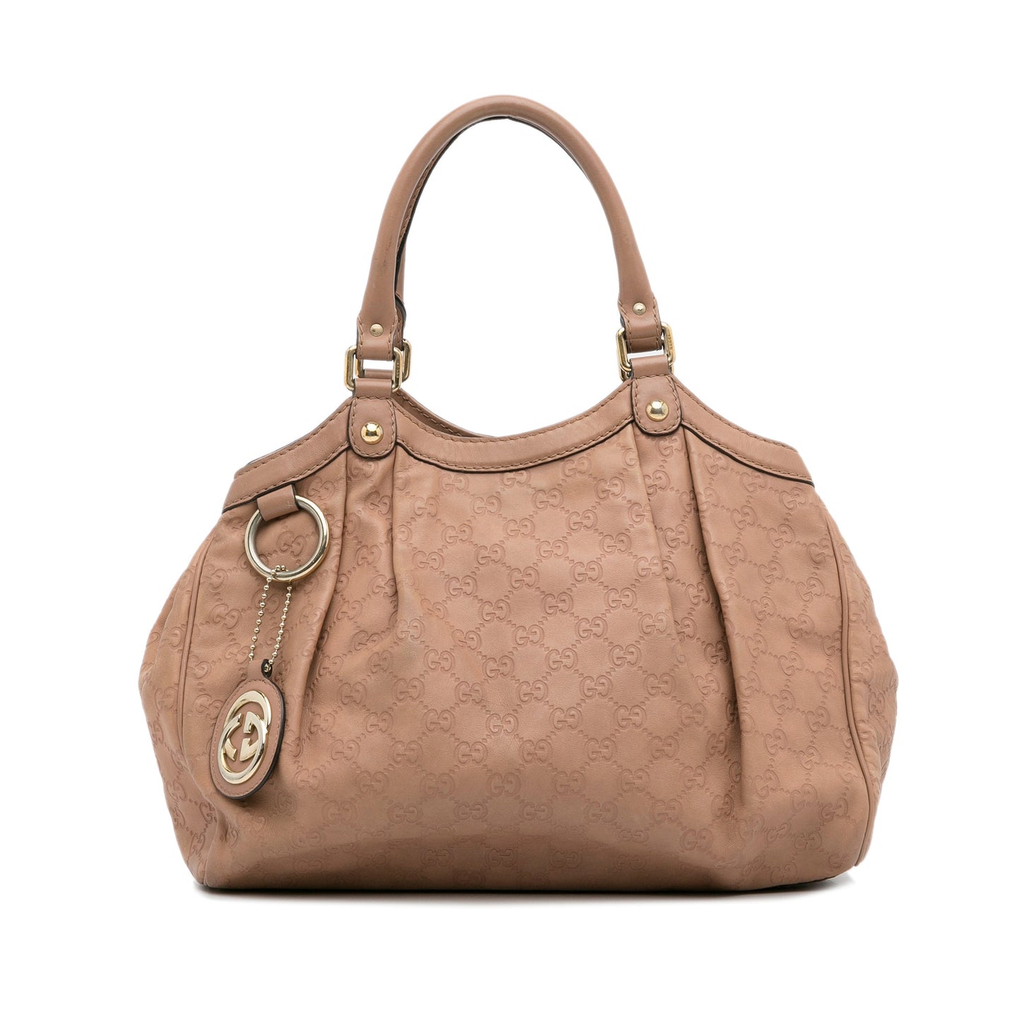 Pink Gucci Medium Guccissima Sukey Tote