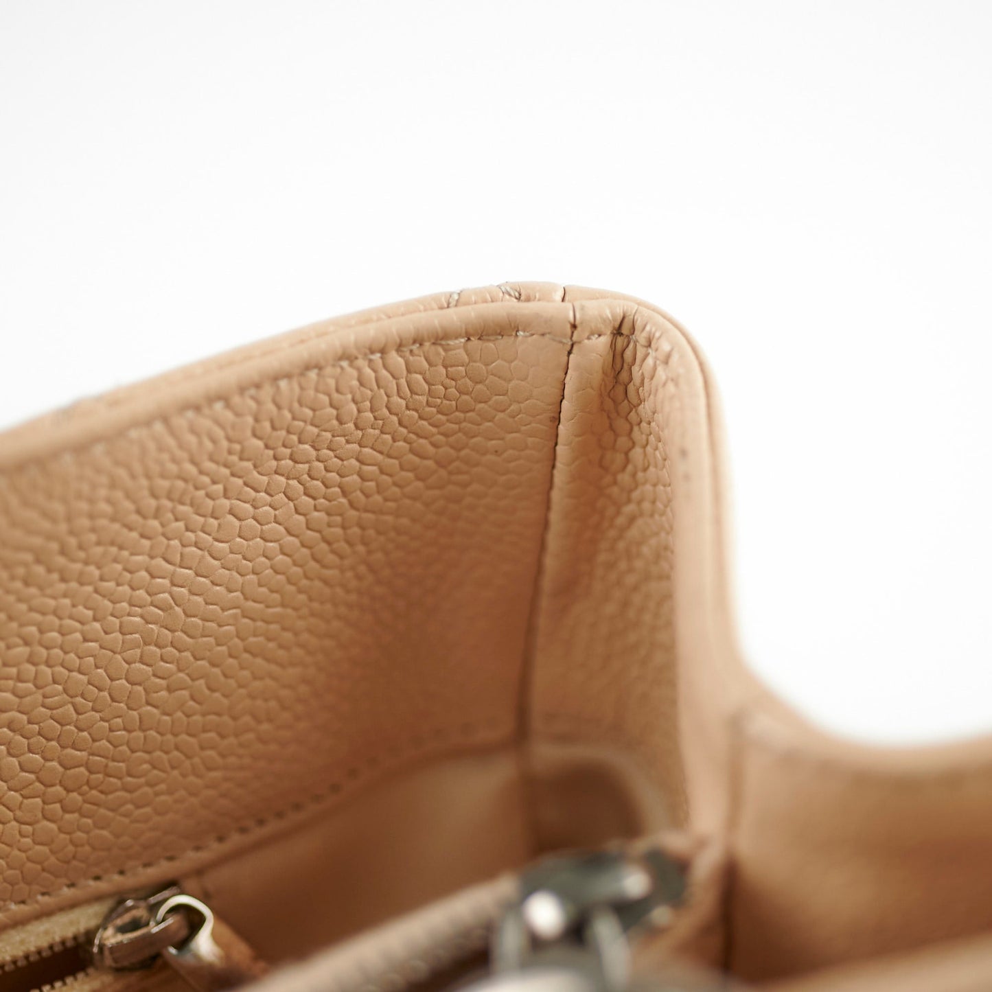 Chanel GST Caviar Beige Shoulder Bag- Series 13