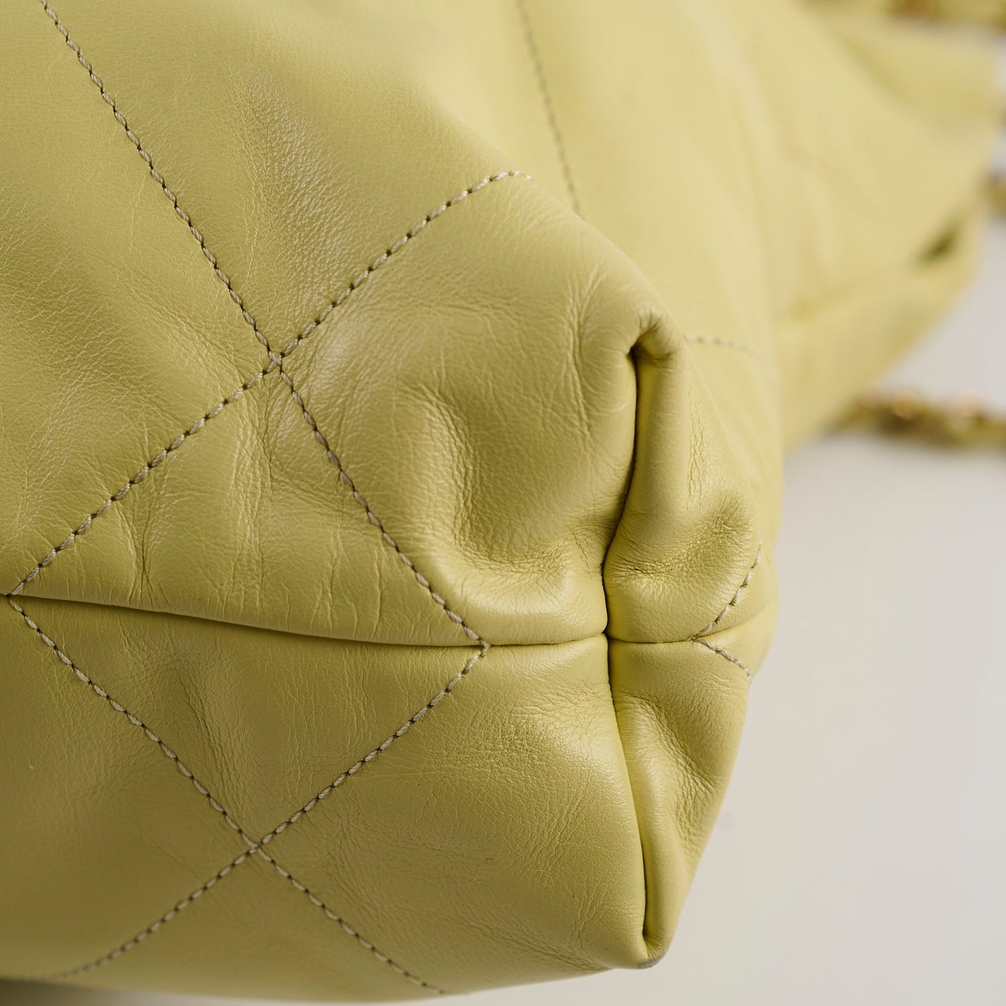 Chanel 22 Small Yellow Shoulder Bag - Microchipped