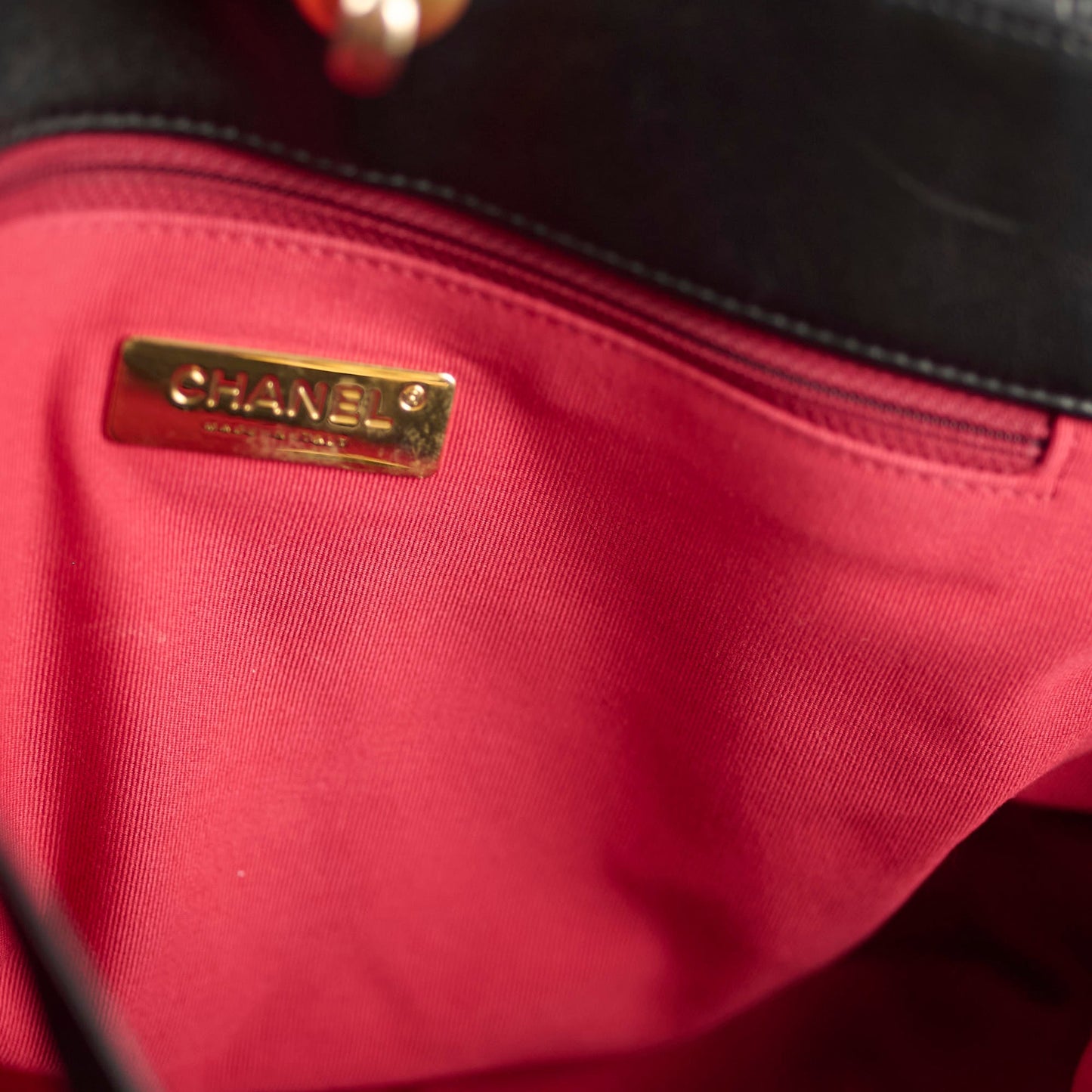 Chanel 19 Black Shoulder Tote Bag- Microchipped 2022