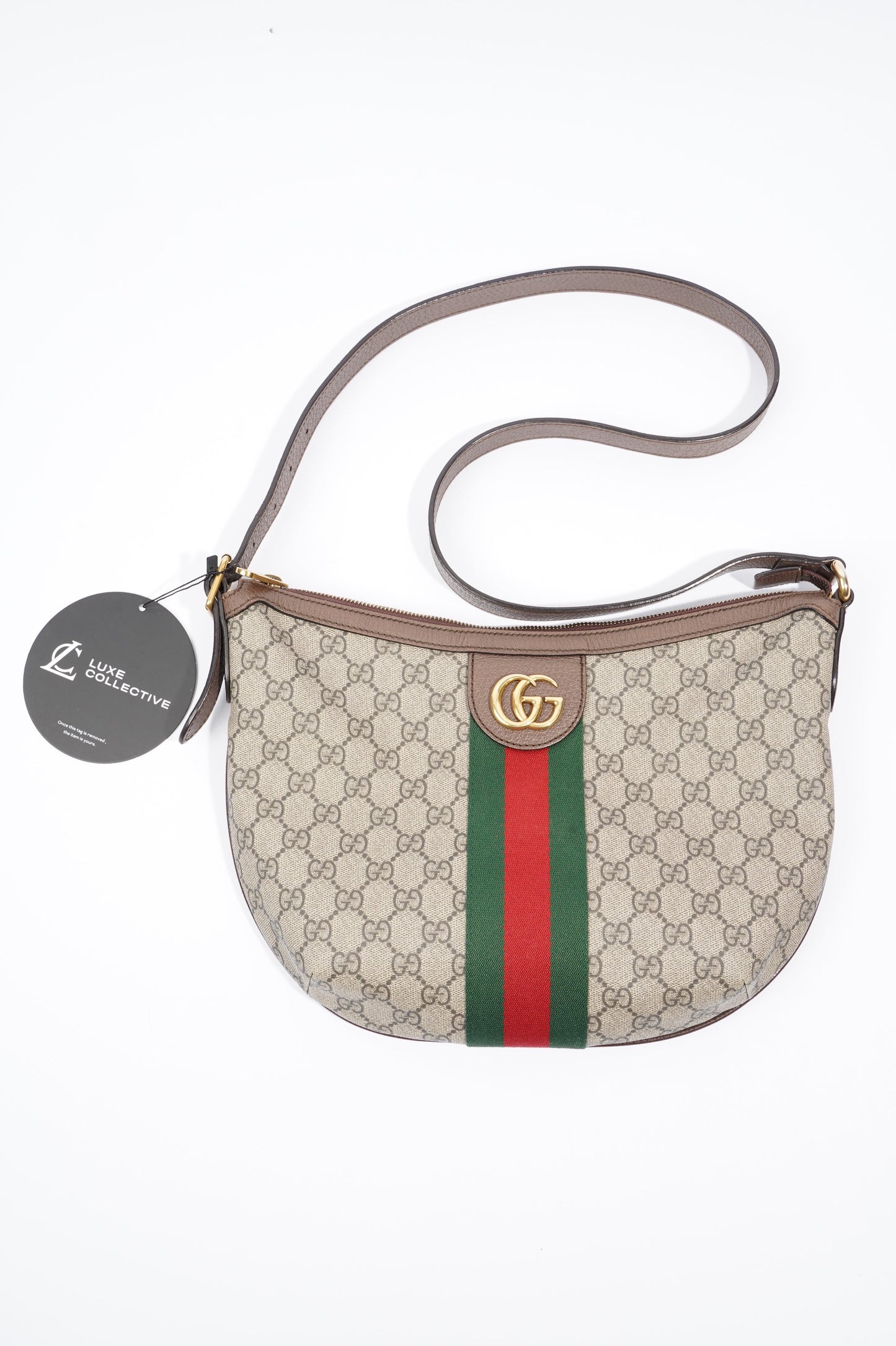 Gucci Ophidia GG Crossbody Supreme Canvas Small