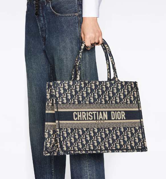 Dior Book Tote Medium Canvas Bag