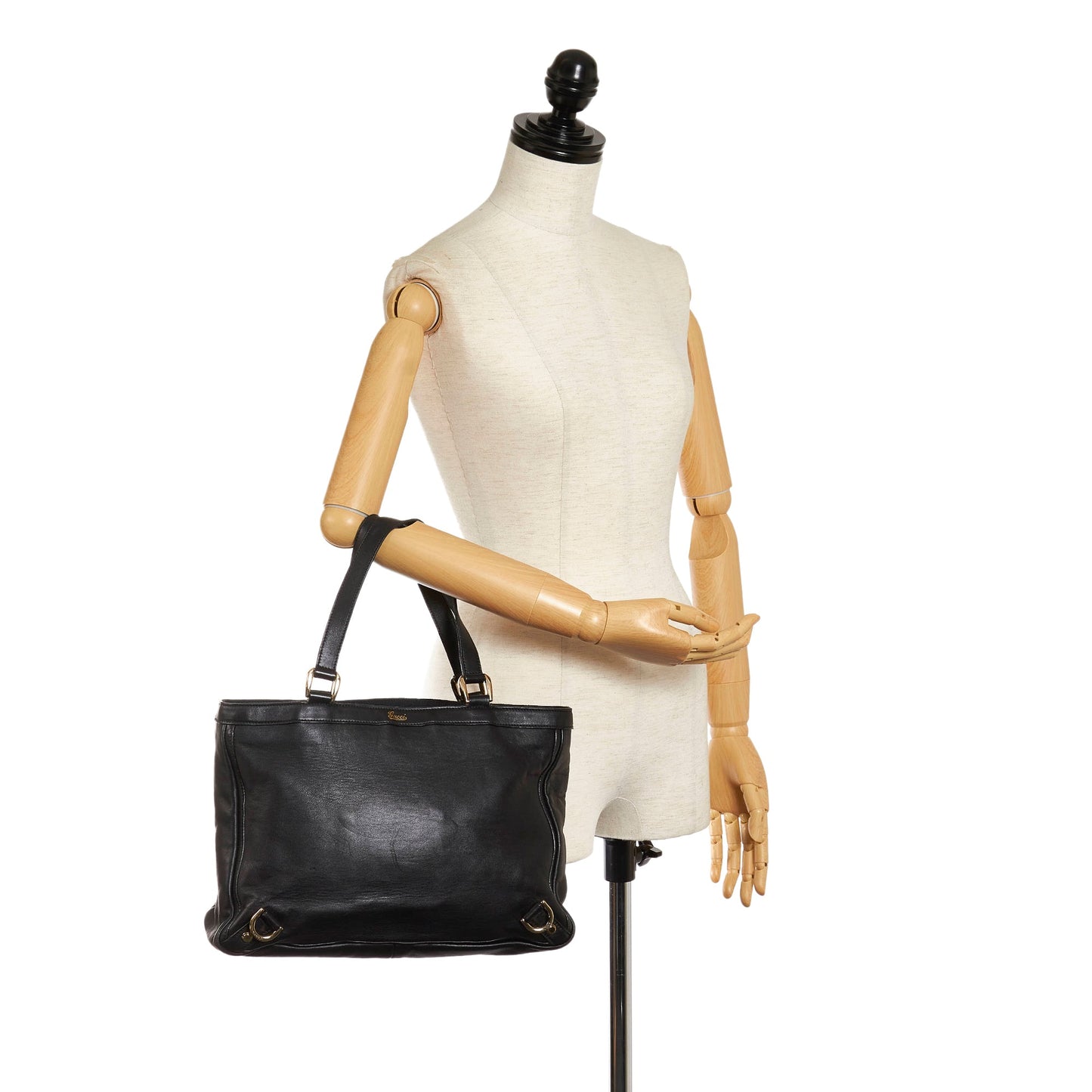 Gucci Abbey D-Ring Leather Tote Bag