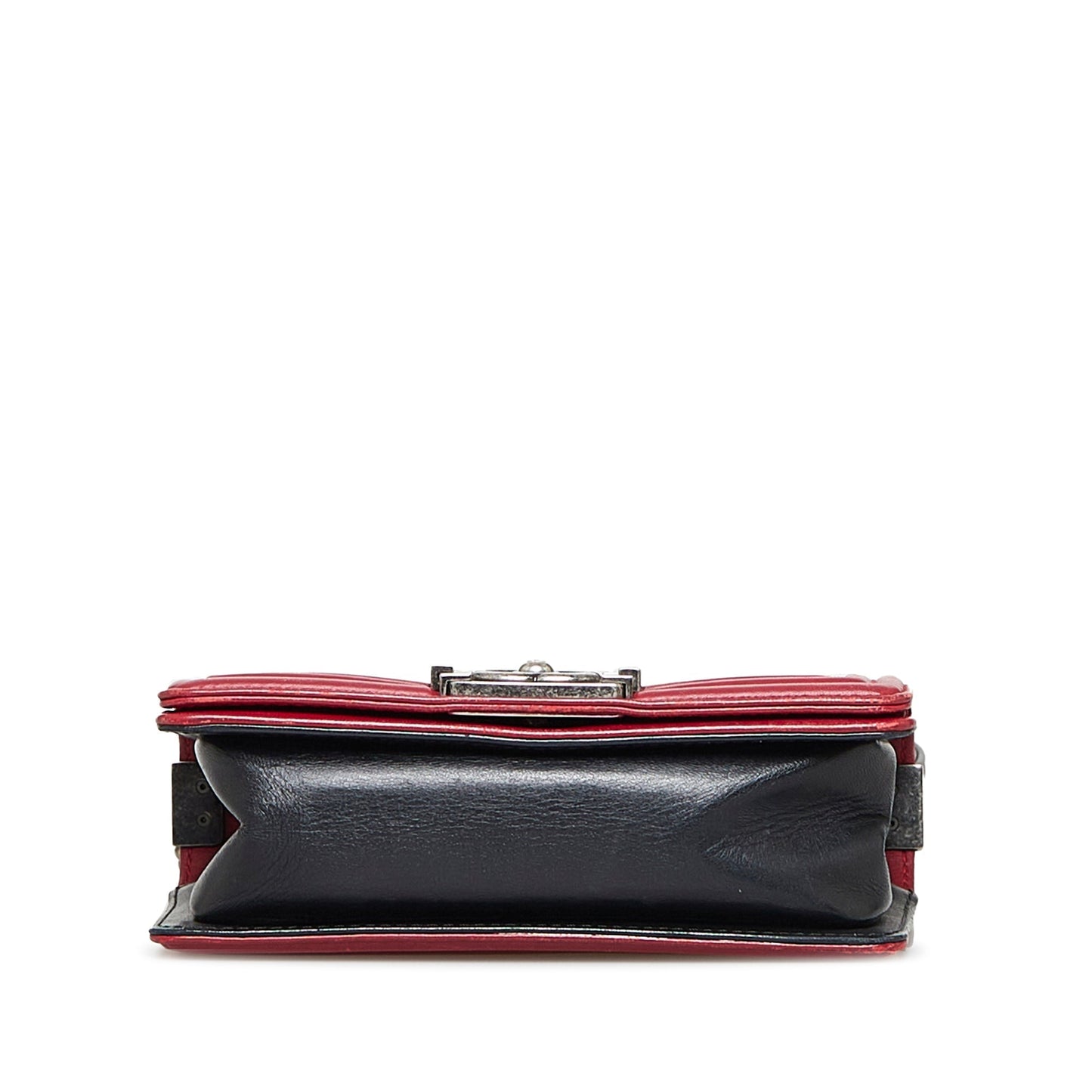 Black Chanel Small Bicolor Boy Shoulder Bag