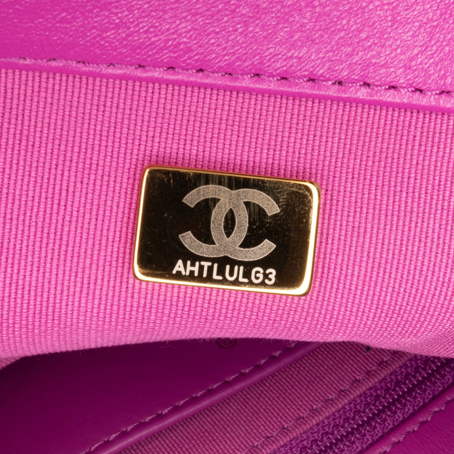 Purple Chanel Small Quilted Lambskin Pillow Crush Flap Shoulder Bag