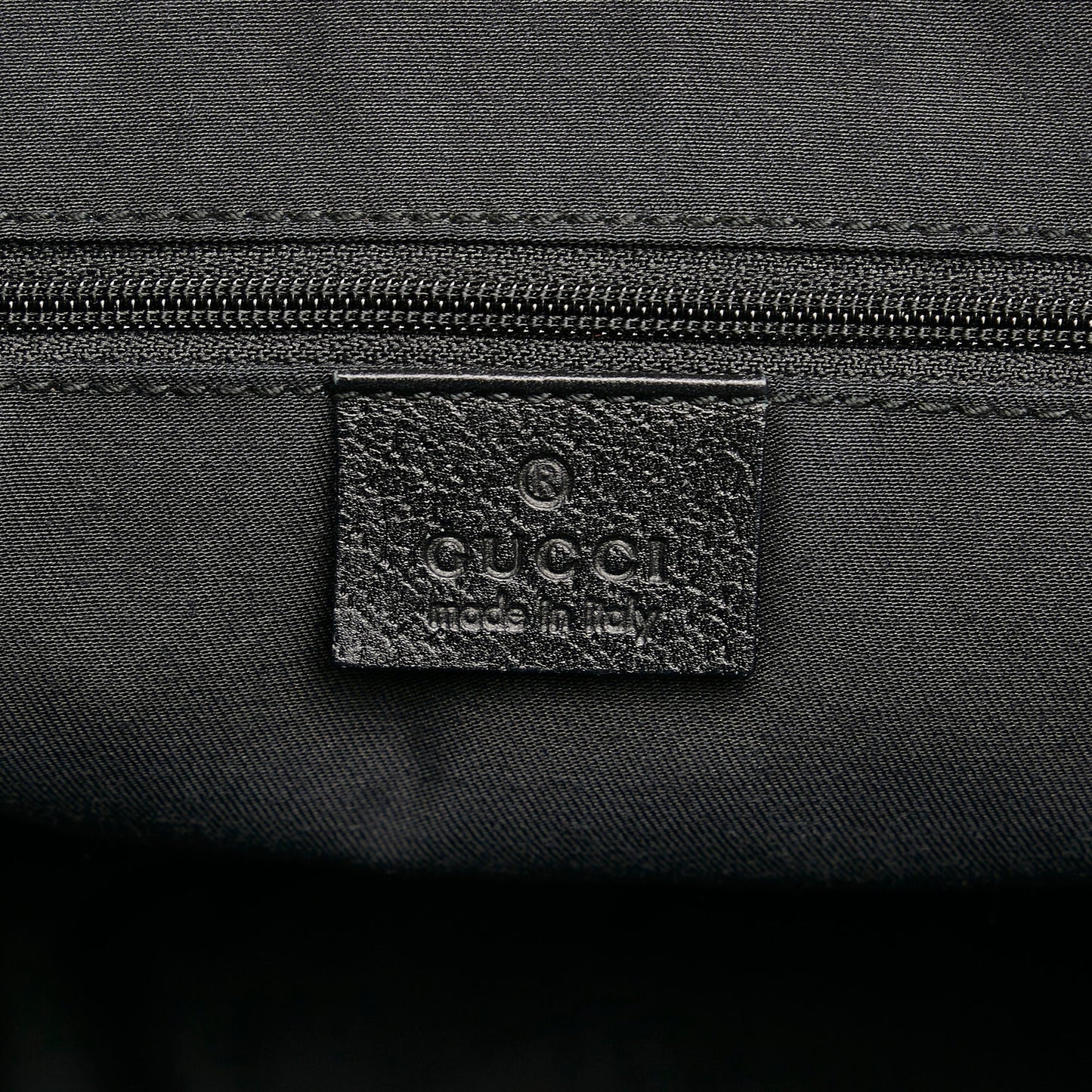 Gucci Abbey Tote Bag Black GG Canvas