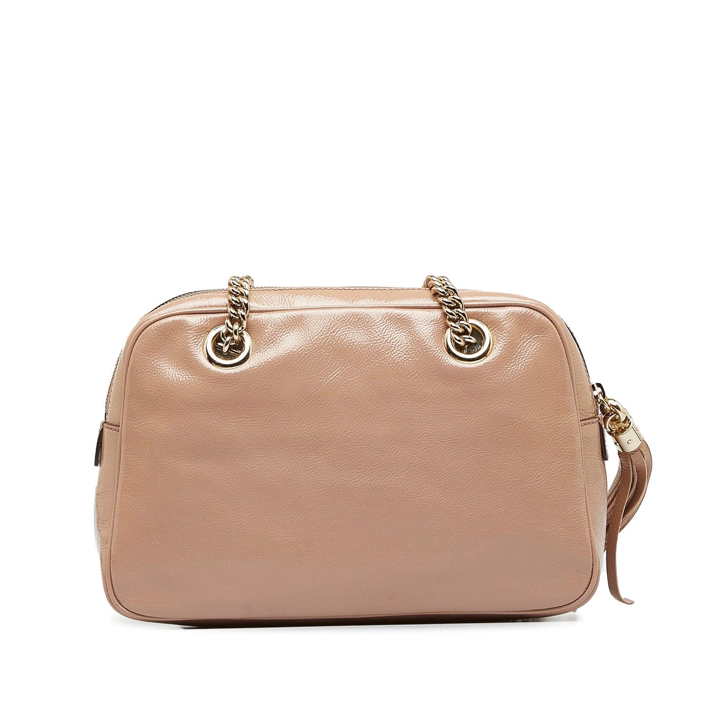 GUCCI Soho Chain Patent Leather Shoulder Bag
