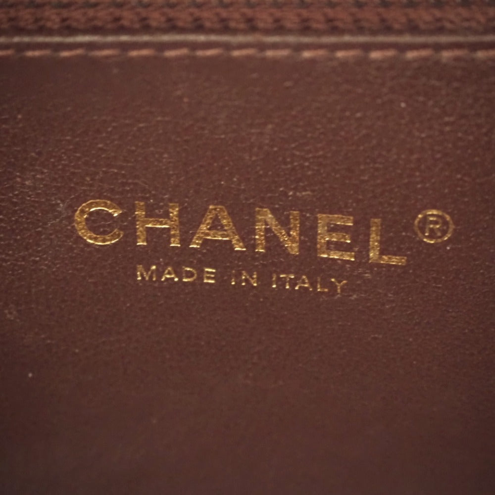 CHANEL Shoulder Bag Matt caviar skin beige COCO Mark