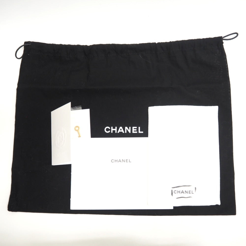 CHANEL Shoulder Bag Matt caviar skin beige COCO Mark