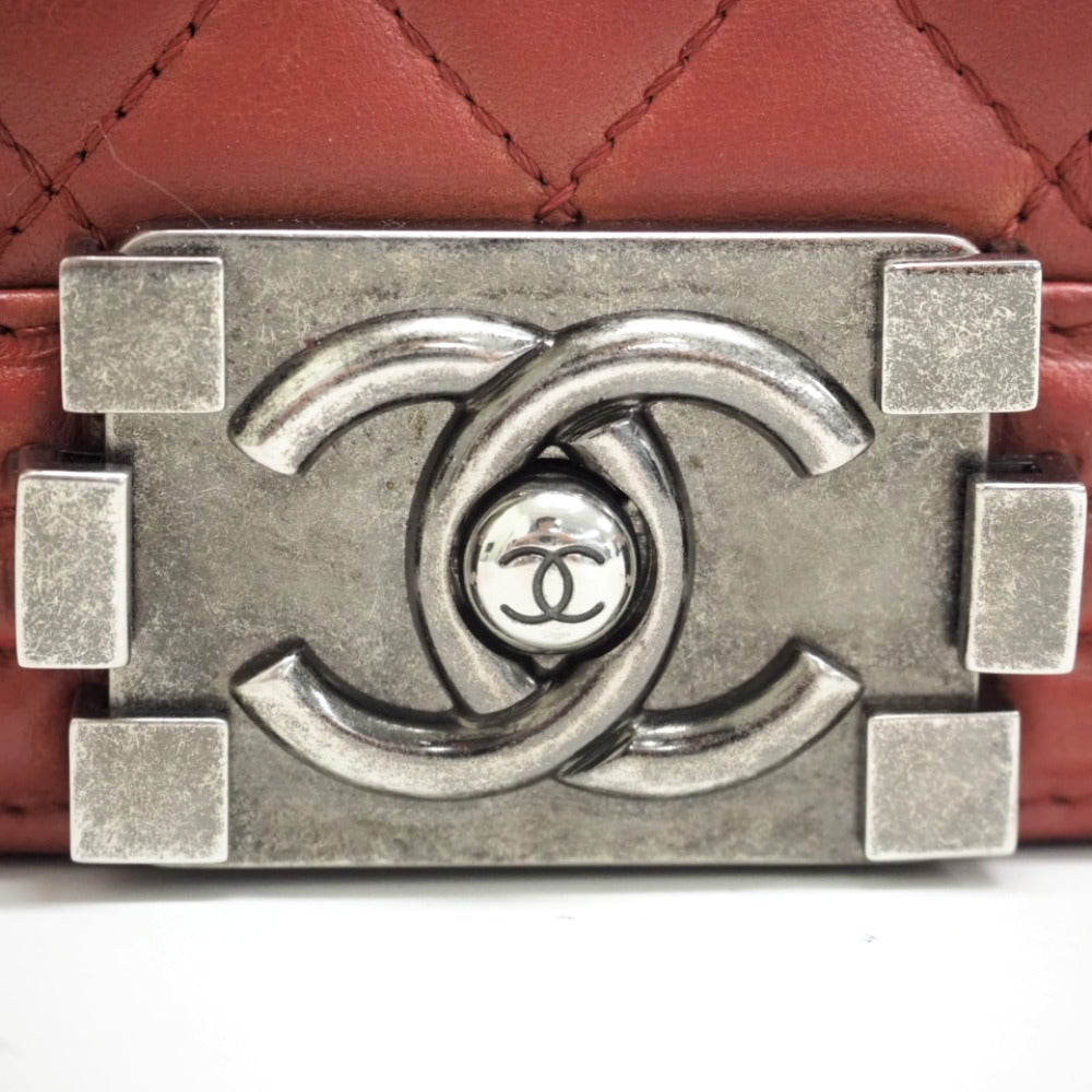 CHANEL Shoulder Bag lambskin pink Boy chanel