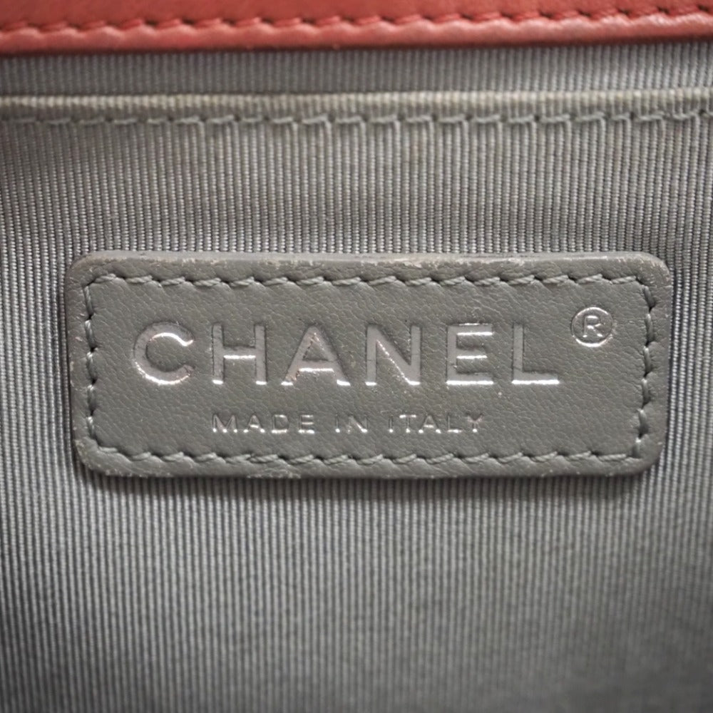 CHANEL Shoulder Bag lambskin pink Boy chanel