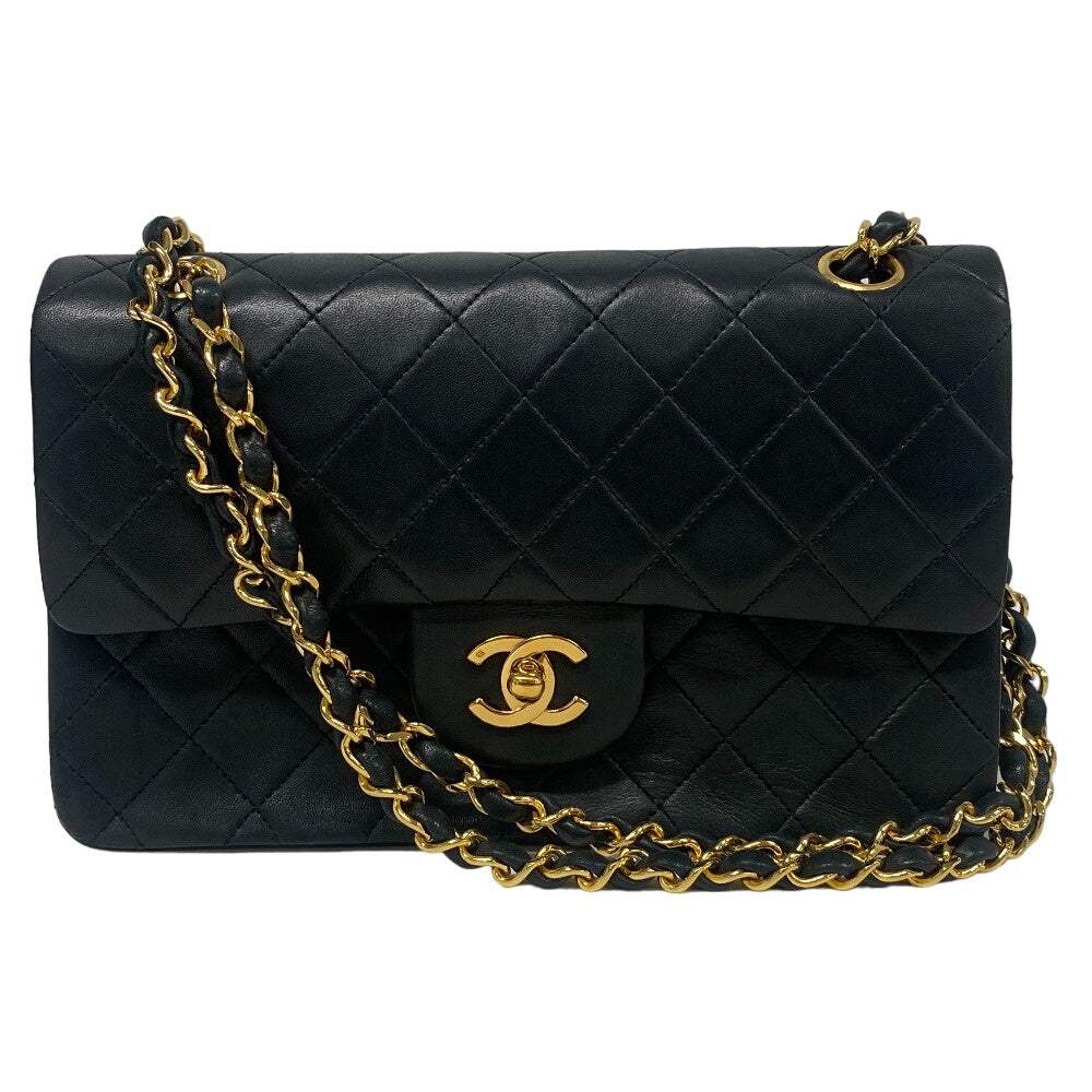 CHANEL Shoulder Bag lambskin Brown Matrasse COCO Mark