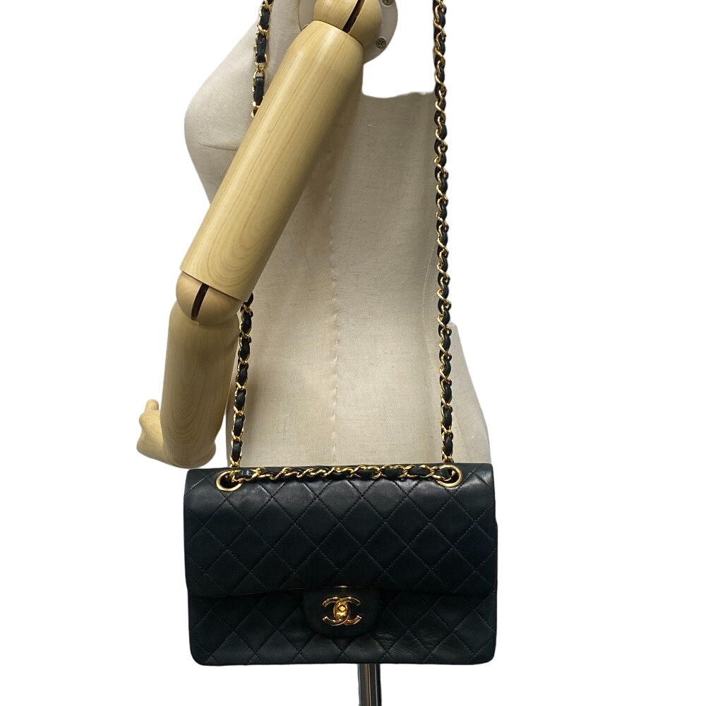 CHANEL Shoulder Bag lambskin Brown Matrasse COCO Mark