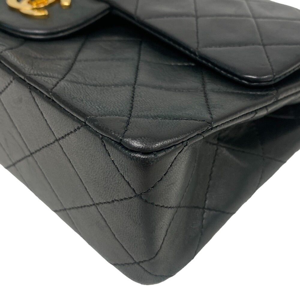 CHANEL Shoulder Bag lambskin Brown Matrasse COCO Mark