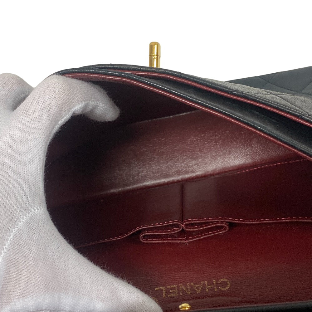 CHANEL Shoulder Bag lambskin Brown Matrasse COCO Mark