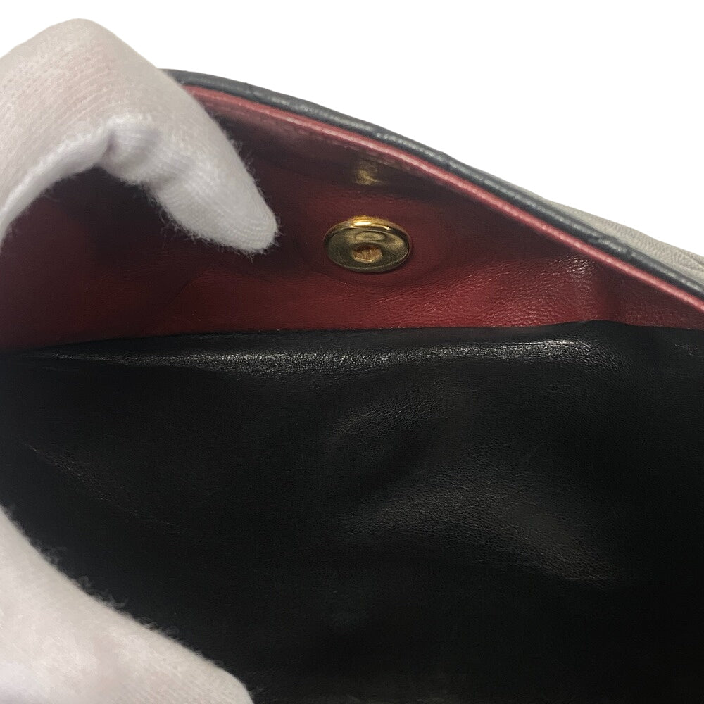 CHANEL Shoulder Bag lambskin Brown Matrasse COCO Mark