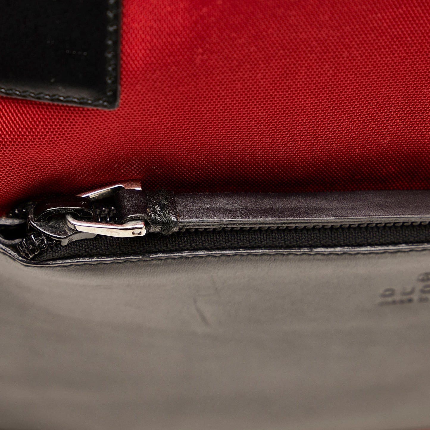 Red Gucci Nylon Tote Bag