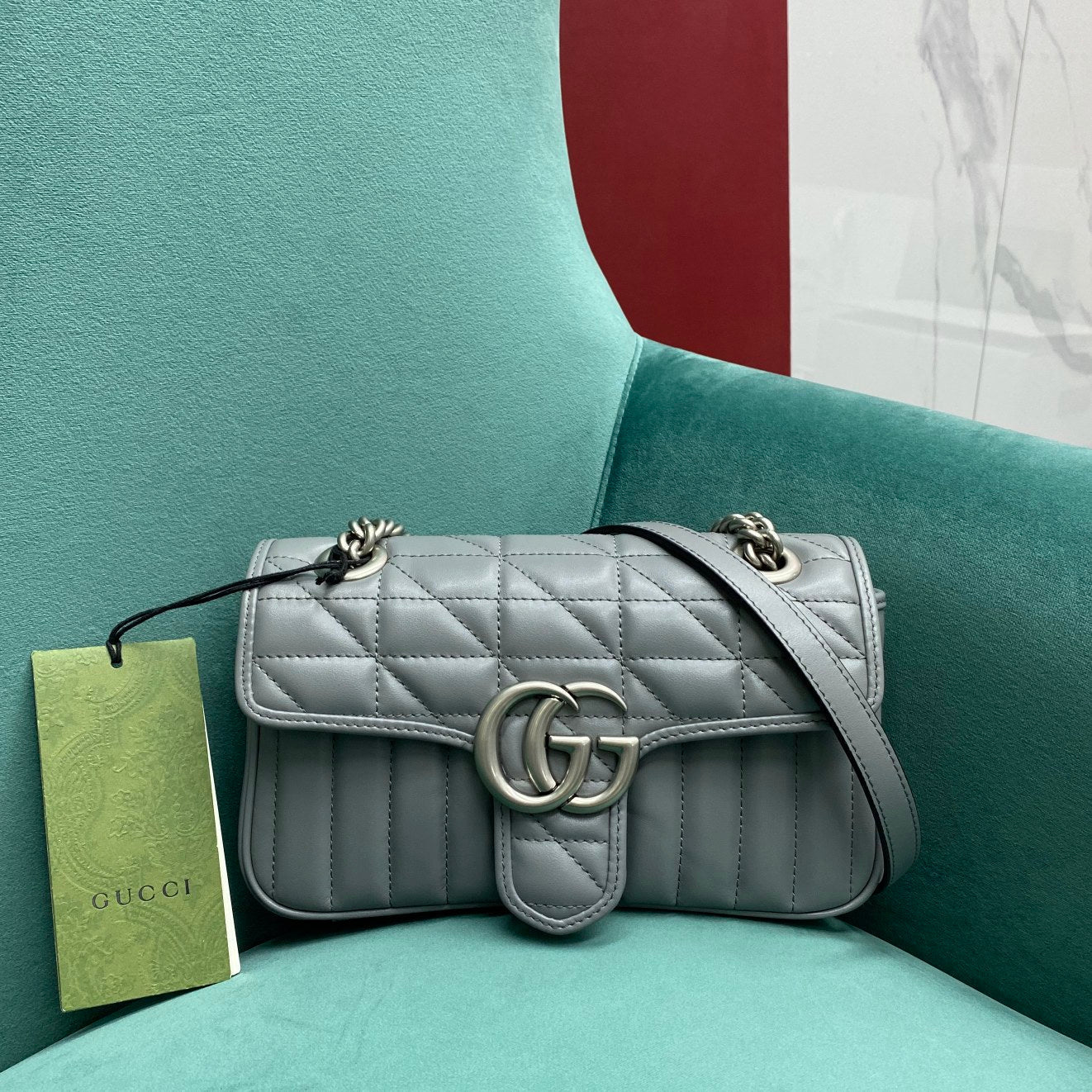 BOLSA GUCCI MARMORT MINI 22