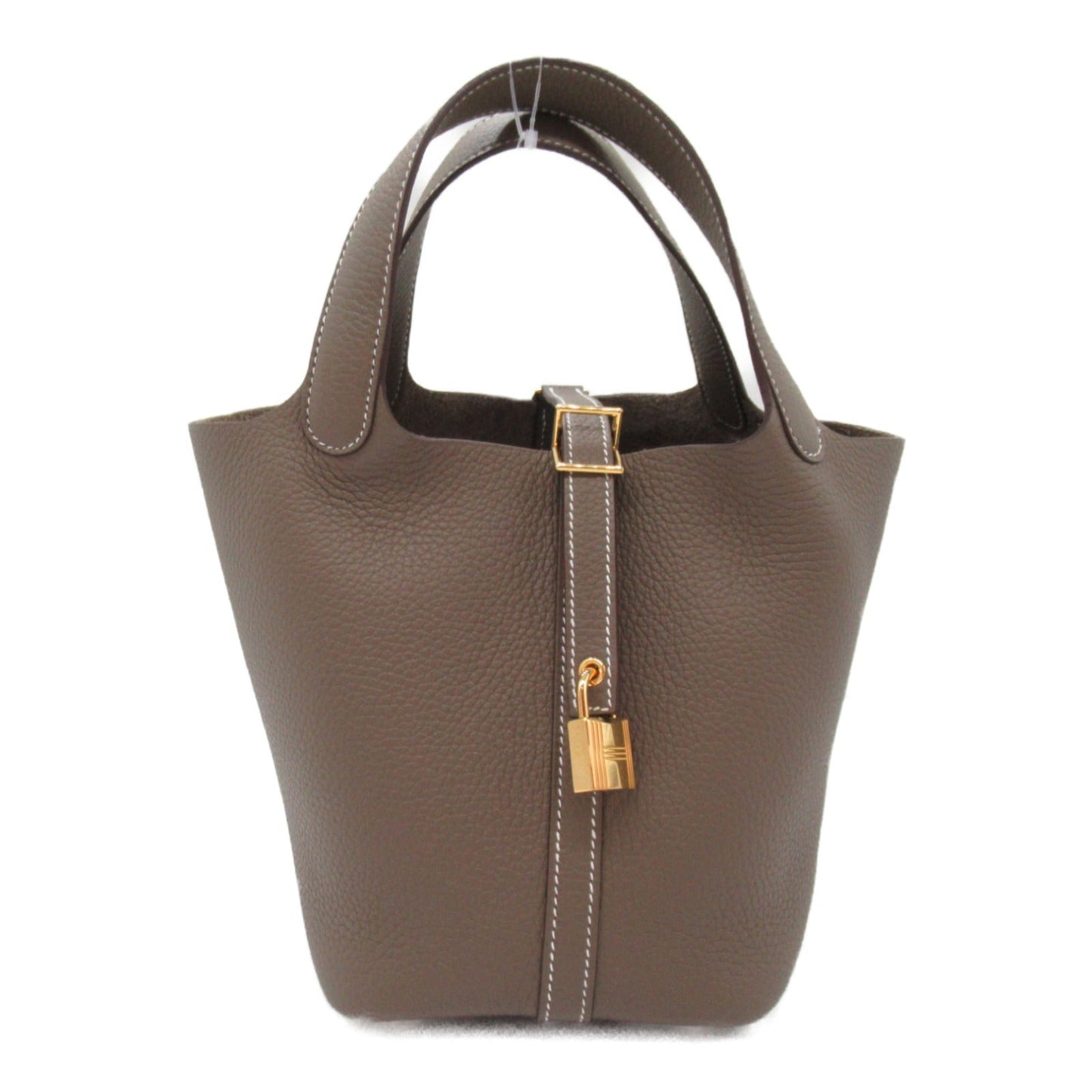 Hermes Picotin Lock PM Etoupe Handbag Handbag Handbag Leather ant Bejewel