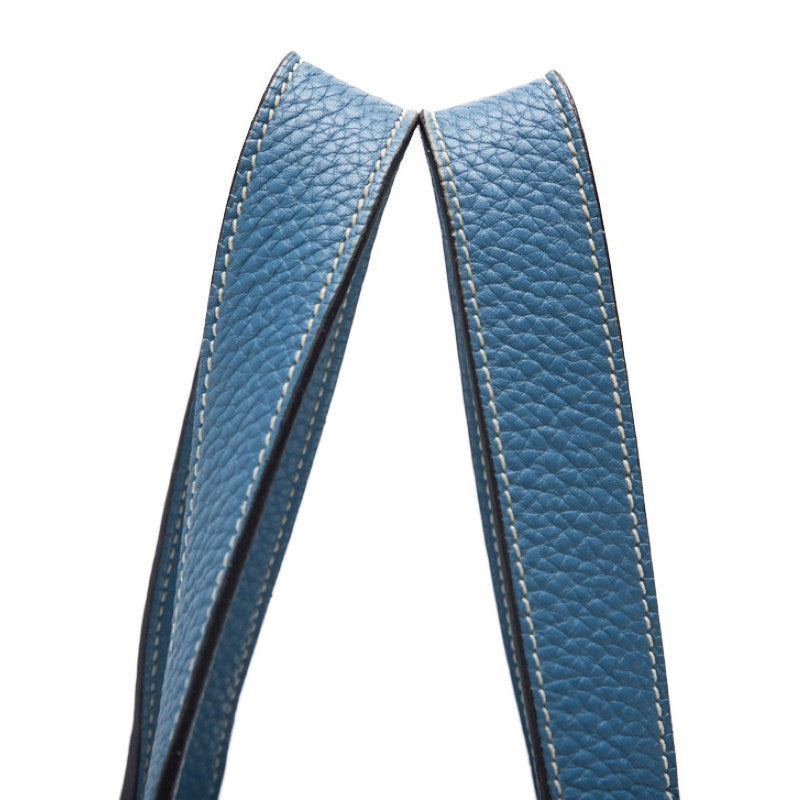 HERMES Picotin Lock MM Handbag Clemence Blue Jeans Blue Jeans (Silver G) Handbag Handbag Lady Back ( Delivery)
