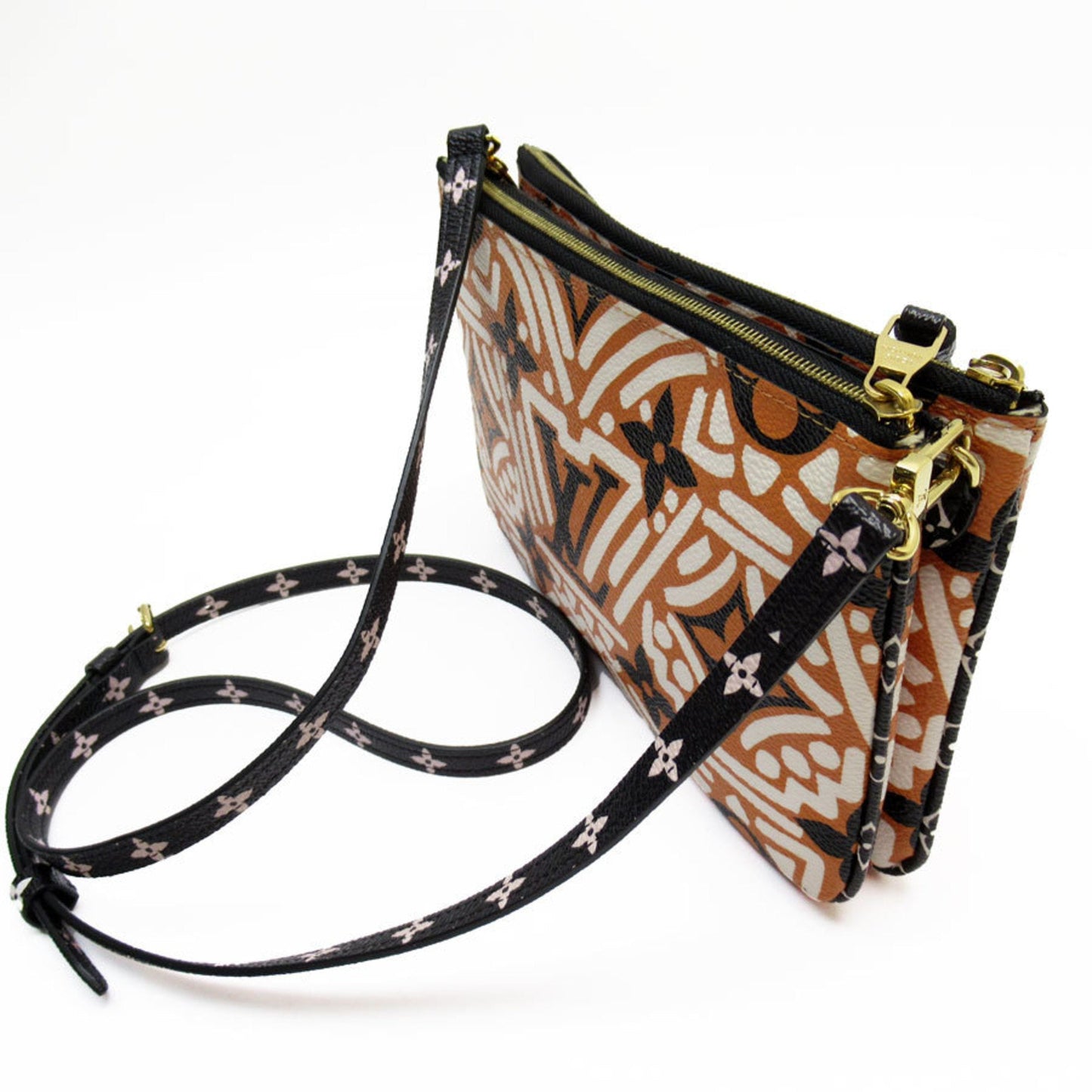 Louis Vuitton Coated Canvas Pochette Shoulder Bag
