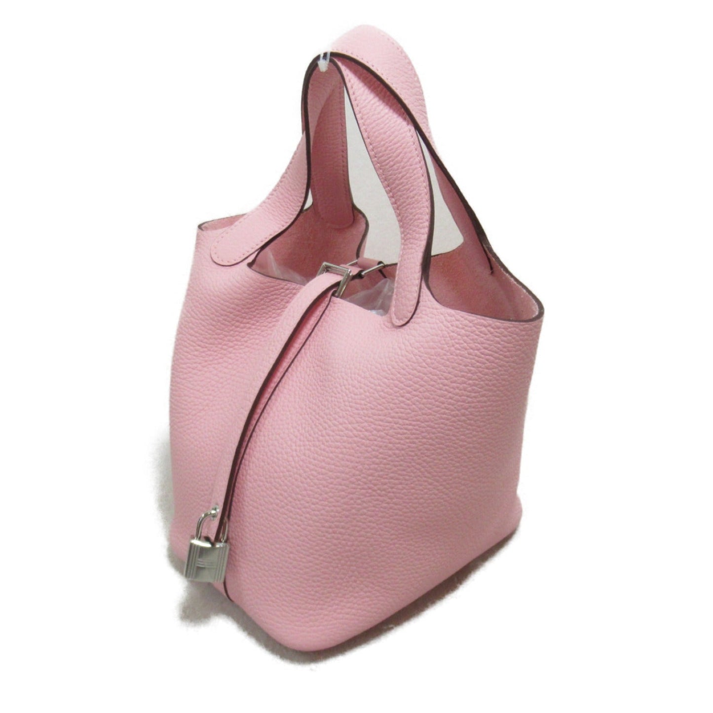 Hermes Picotin Lock PM Rose Sacca Handbag Handbag Handbag Leather ant Pink Collector