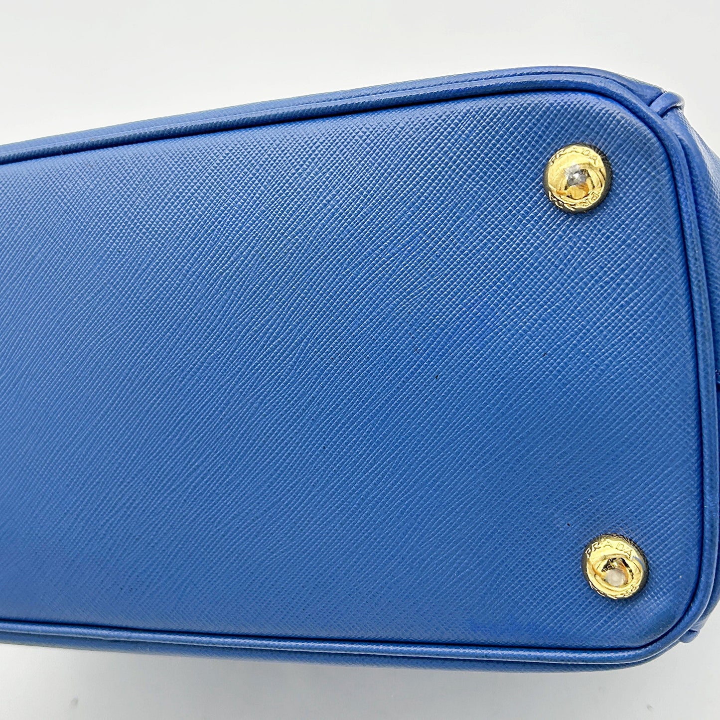 Prada Saffiano Leather Galleria Double Zip - Blue Totes, Handbags LA12131