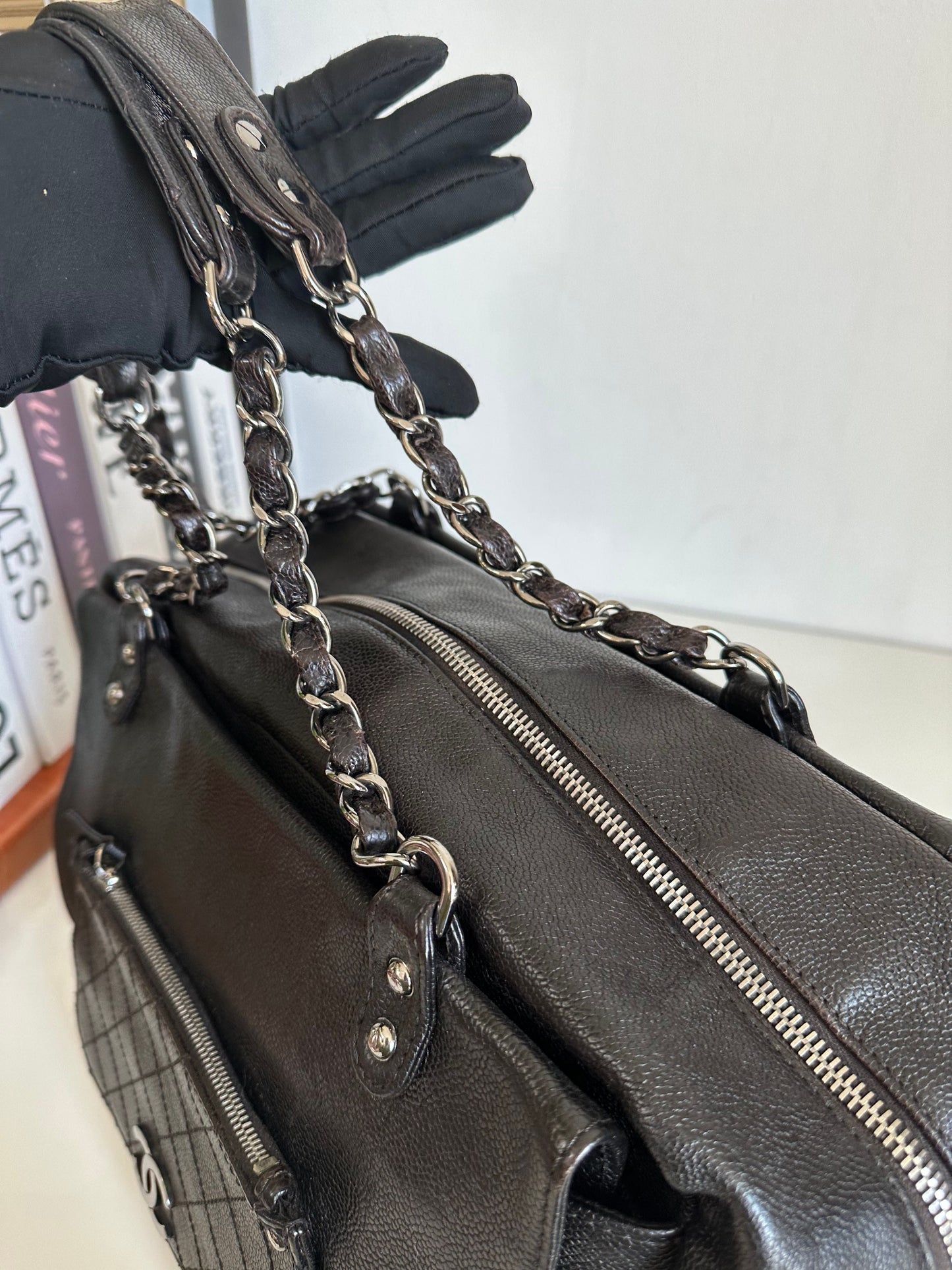 Chanel Pocket in the City Tote - Black Shoulder Bags, Handbags #JIUE