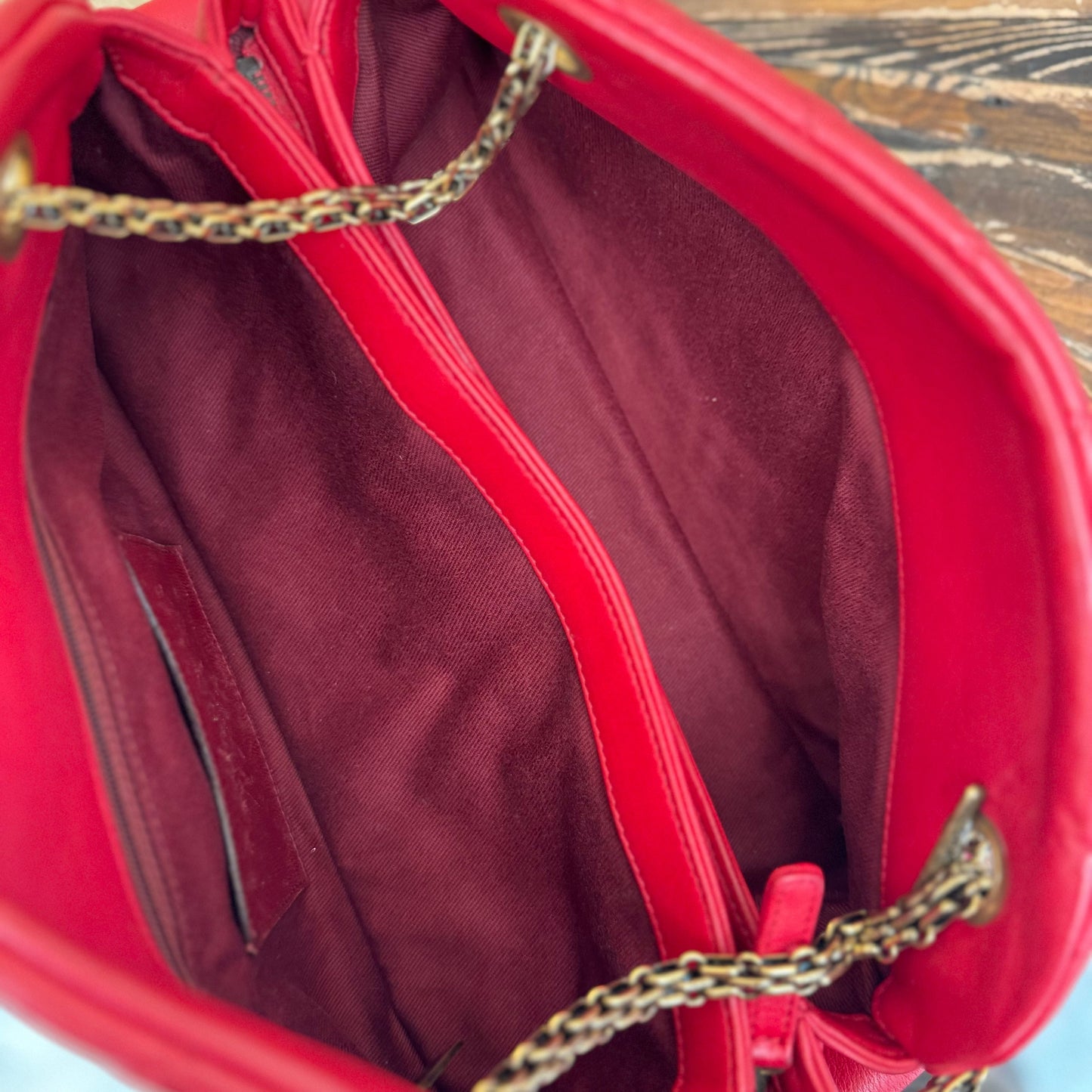 Chanel Medium Just Mademoiselle - Red Shoulder Bags, Handbags