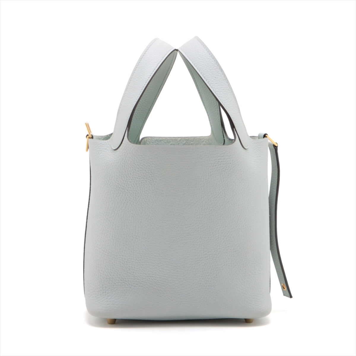 Hermes Picotin Lock PM Clemence Blue Pearl Gold Z: 2021