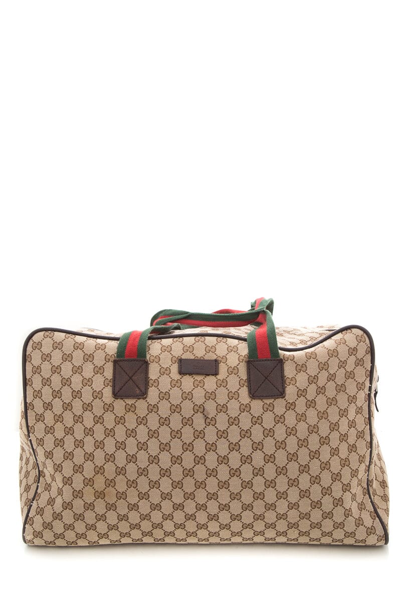 Vintage Gucci Monogram GG Canvas Duffle